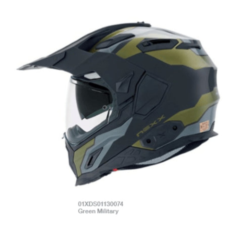 Nexx Motorcycle crash helmet  XD1 Baja Military Green crash Helmet – NEW REPLACEMENT