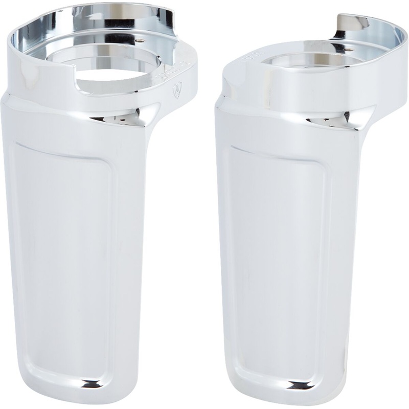 Method Bagger Fork Guards, Chrome – 14+ Touring