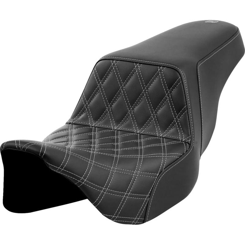 Step Up Front LS Seat, Gray Stitch – 08-24 Touring